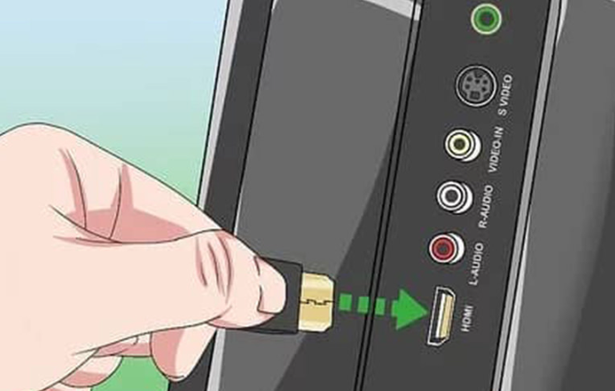 نحوه اتصال کیس به تلویزیون با کابل hdmi