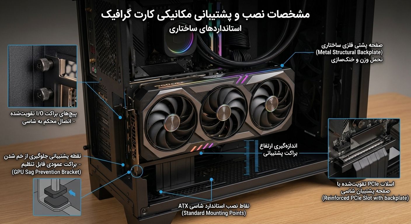 استاندارد نصب و پشتیبانی مکانیکی