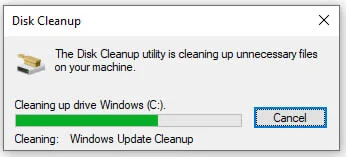 ابزار Disk Cleanup برای پاکسازی درایو c