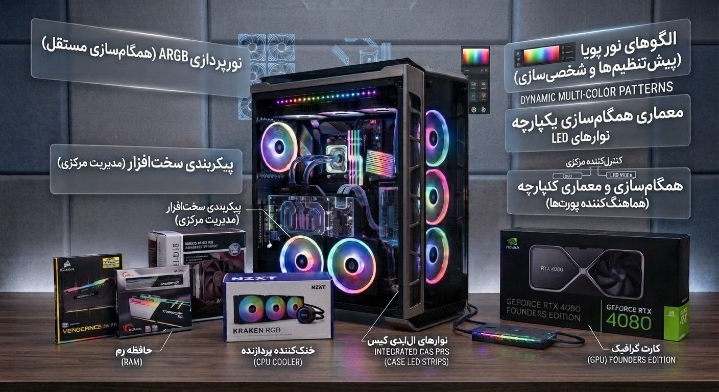 چگونه سیستم خود را به نورپردازی RGB مجهز کنیم؟