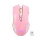 موس گیمینگ اونیکوما مدل CW905 PINK RGB WLS