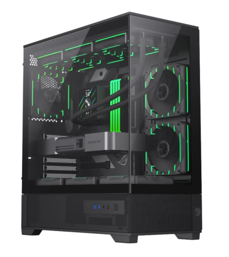 کیس کامپیوتر گیمینگ GAMEMAX VISTA 2 AB BLACK