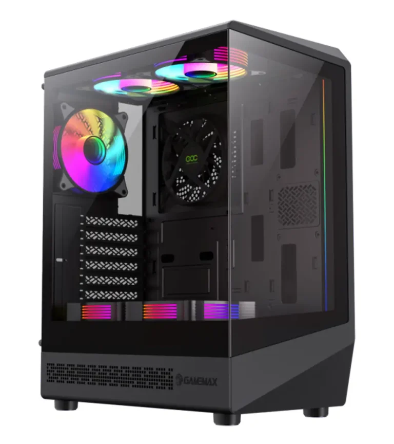 کیس کامپیوتر گیمینگ GAMEMAX VISTA COC AB BLACK