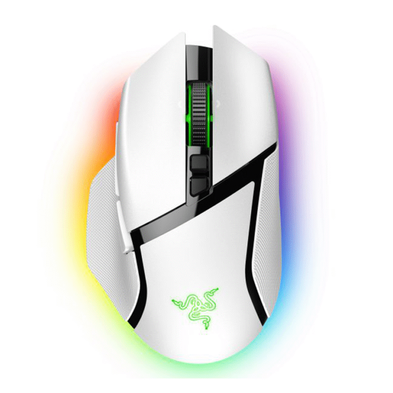 موس گیمینگ ریزر مدل BASILIK V3 PRO WHITE WLS