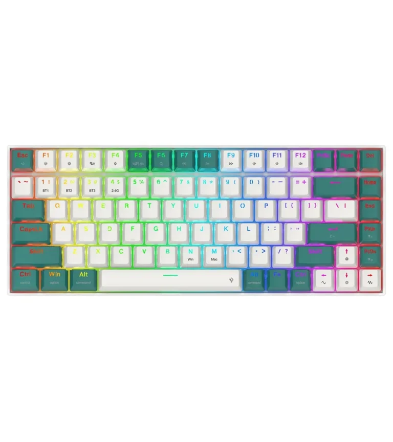 کیبورد گیمینگ ردراگون مدل SINGED K678 WG RGB RPO WLS