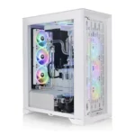کیس کامپیوتر گیمینگ ترمالتیک مدل CTE T500 TG SNOW WHITE