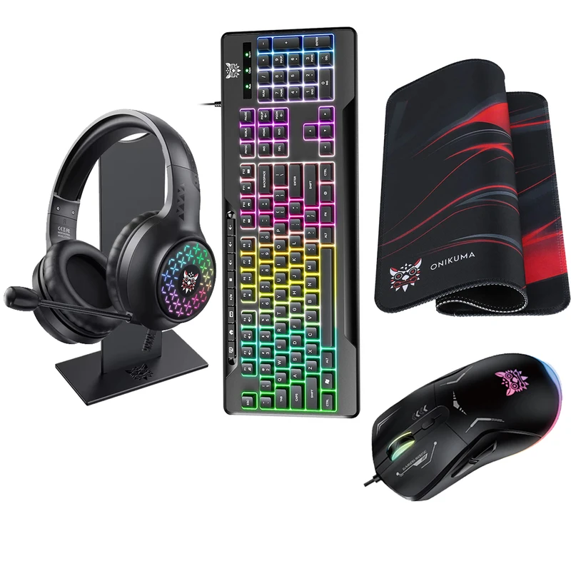 ست گیمینگ اونیکوما مدل TZ5006 RGB WRD
