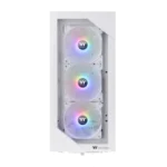 کیس کامپیوتر گیمینگ ترمالتیک مدل VIEW 200 TG ARGB CHASSIS SNOW WHITE - Image 3